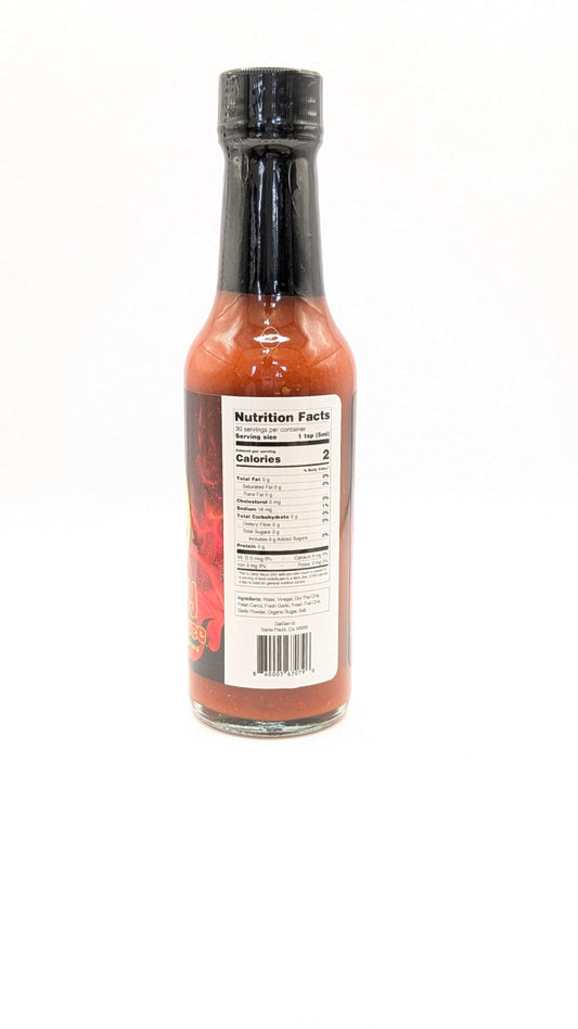 GaiGan - Thai Chili Super Spicy Hot Sauce Dip & Glaze, All Natural Gluten Free Vegan Condiments with Low Sodium & No Preservatives, 150 mL