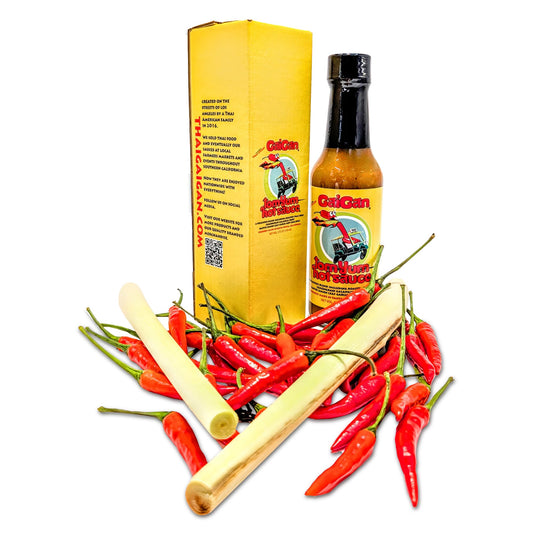 GaiGan - Tom Yum Hot Sauce/Soup Mix, Low-Calorie Thai Chili Hot Sauce Dip & Glaze, All Natural Gluten Free Vegan Condiments with Low Sodium & No Preservatives, 150 mL