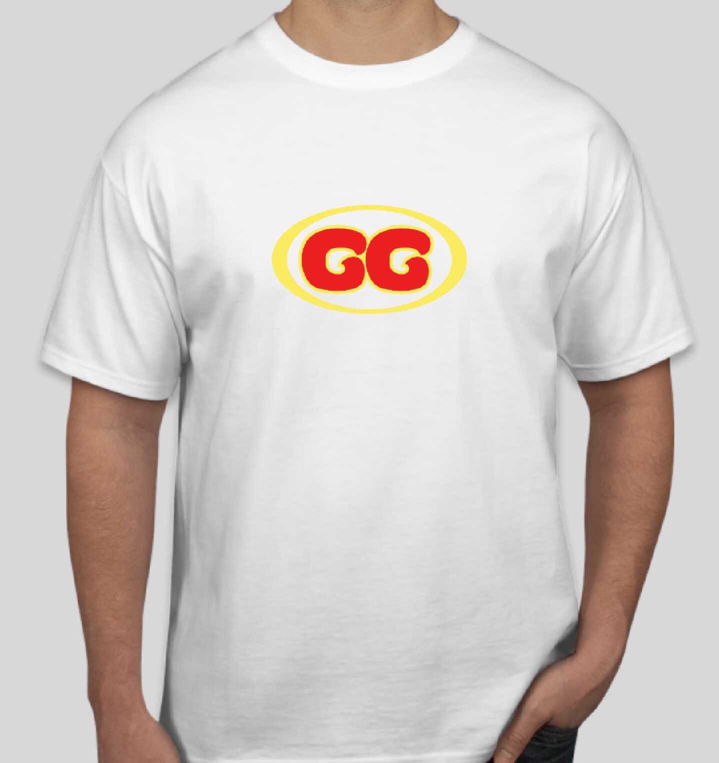 GaiGan T-Shirt White Printed on Champion
